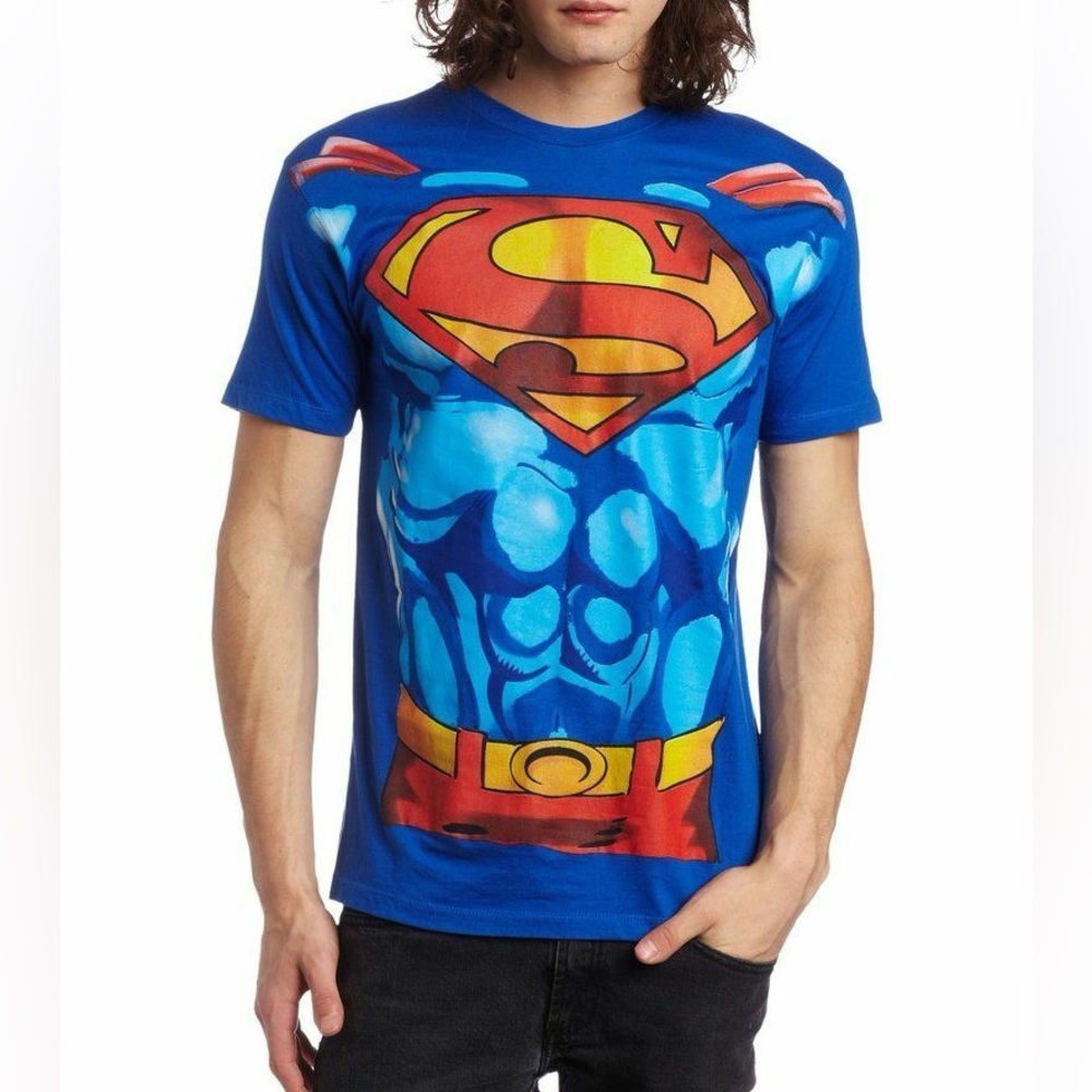 Superman Muscle T-Shirt. Size XXL